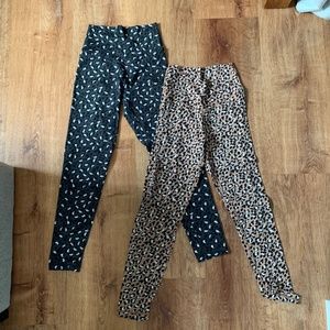 Aerie Play cross waist leggings **MEDIUM** bundle
